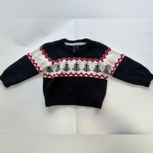 Janie and Jack Black and White Sweater